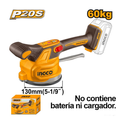 SOPAPA VIBRADORA INGCO 20V – 60 kg | NIVELADOR PARA CERÁMICA Y PORCELANATO