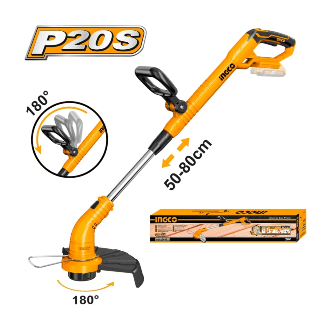 BORDEADORA INALÁMBRICA INGCO 20V