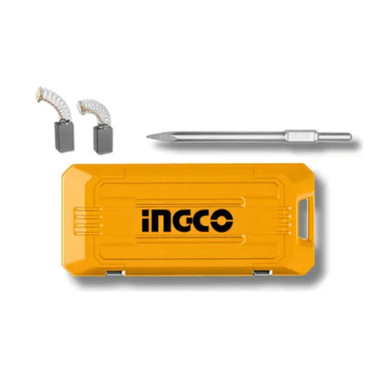 MARTILLO DEMOLEDOR INGCO 1700W – 50 J (14 kg) SDS-HEX + MALETÍN Y CINCELES