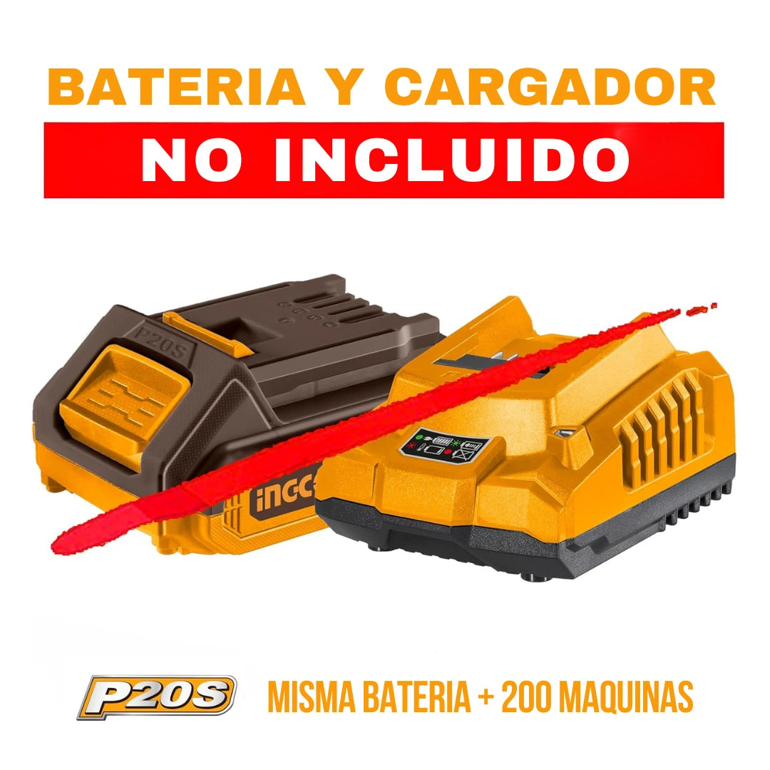 SOPAPA VIBRADORA INGCO 20V – 60 kg | NIVELADOR PARA CERÁMICA Y PORCELANATO