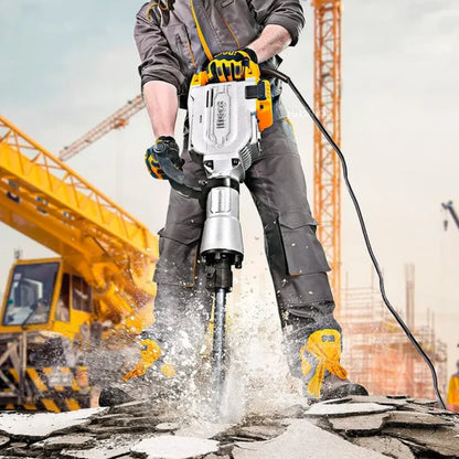 MARTILLO DEMOLEDOR INGCO 1700W – 50 J (14 kg) SDS-HEX + MALETÍN Y CINCELES